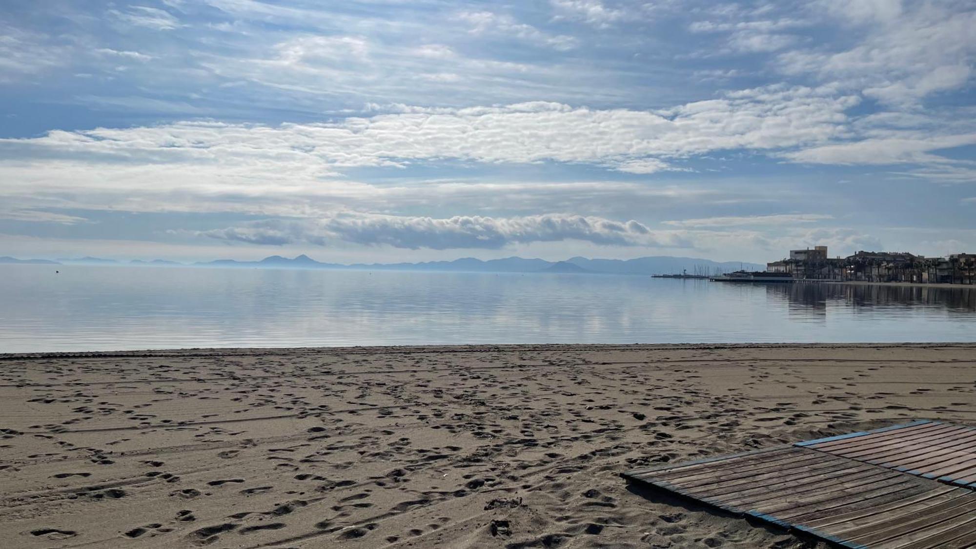 Charming Beachfront Apartment Murcia Luaran gambar