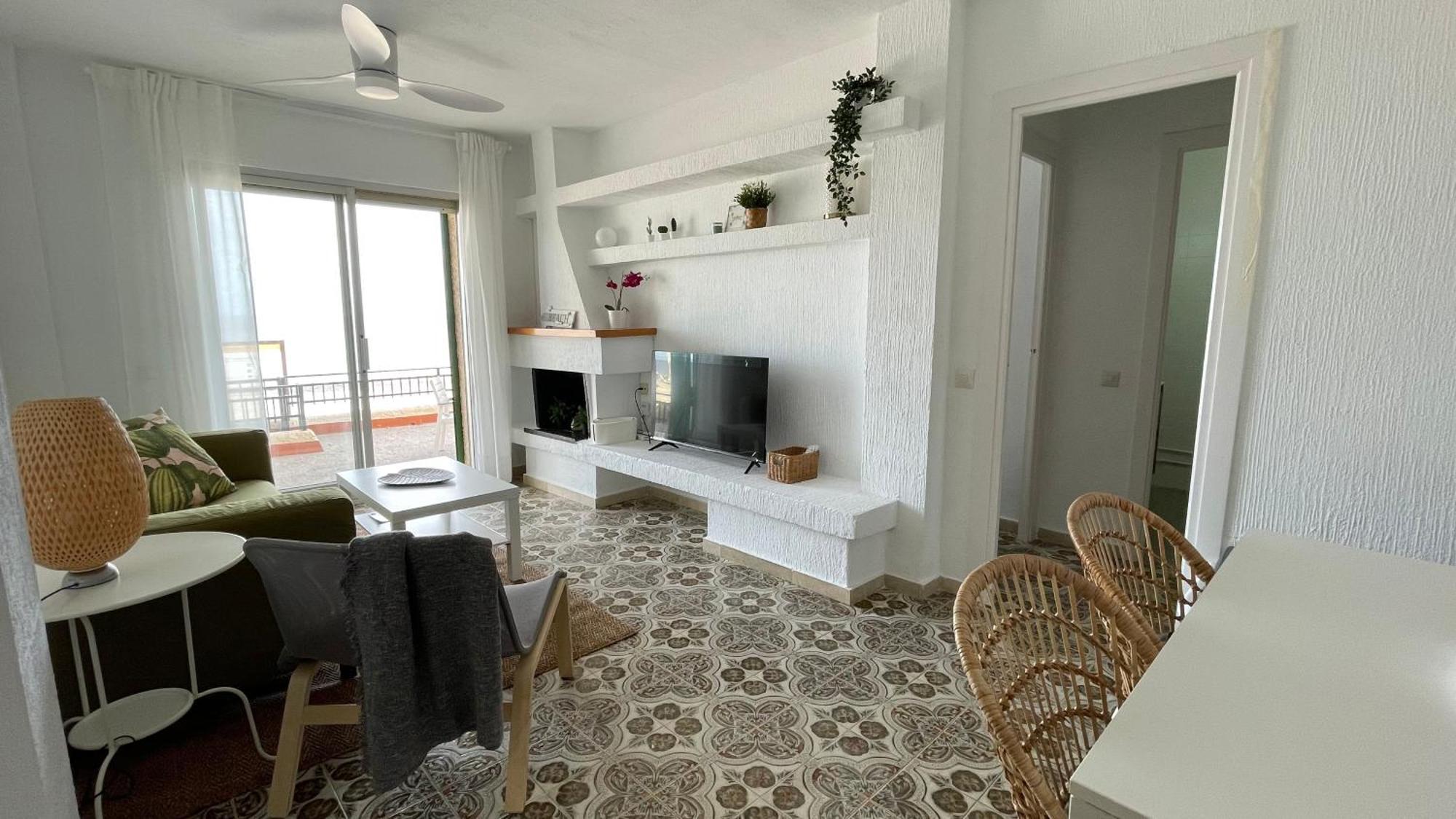 Charming Beachfront Apartment Murcia Luaran gambar